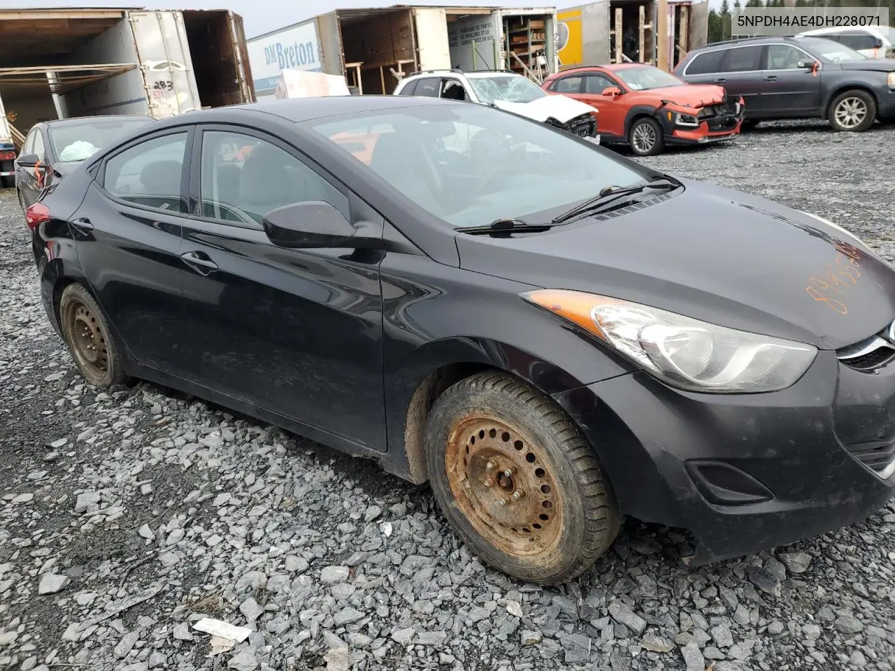 5NPDH4AE4DH228071 2013 Hyundai Elantra Gls