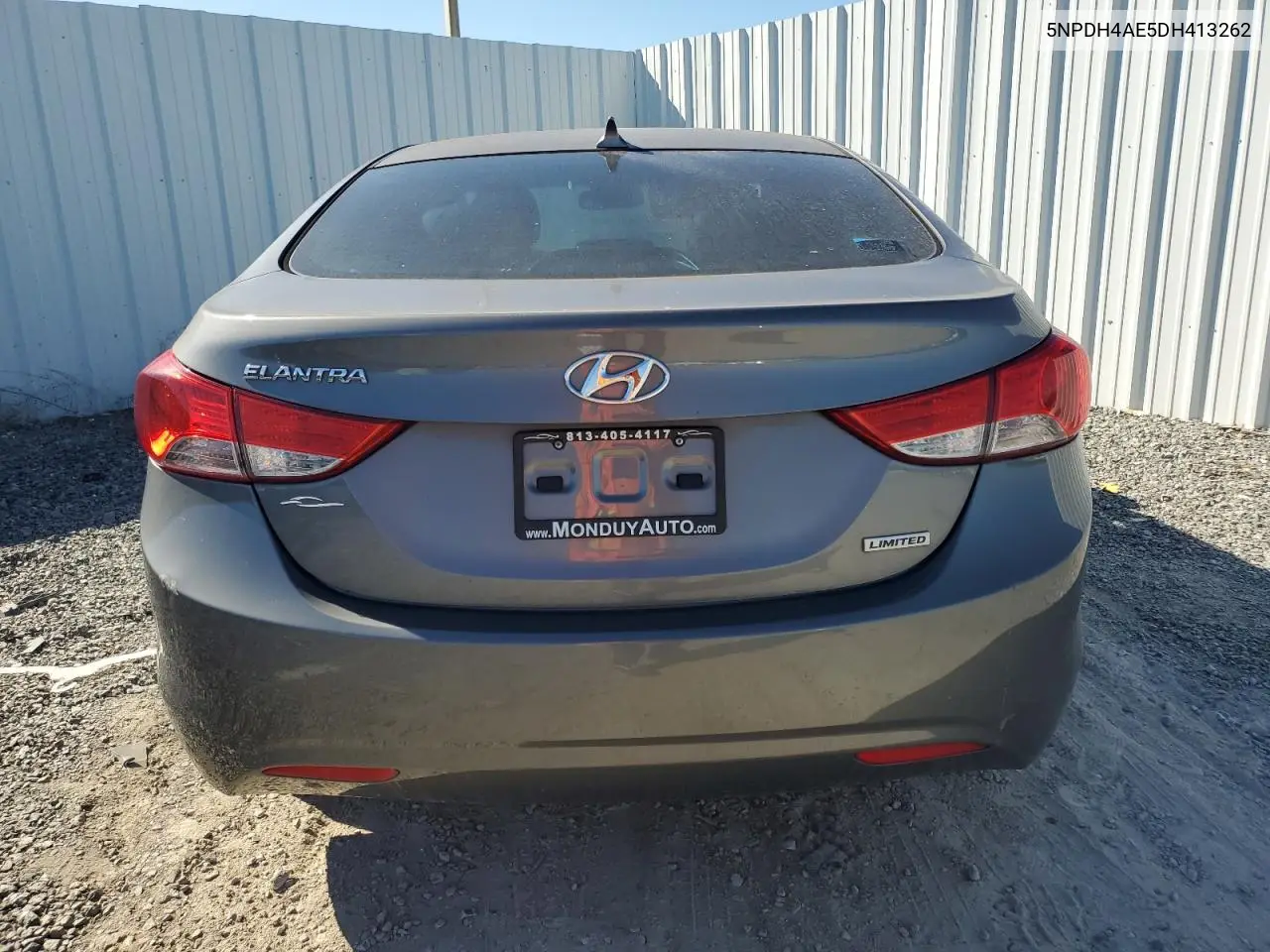 5NPDH4AE5DH413262 2013 Hyundai Elantra Gls