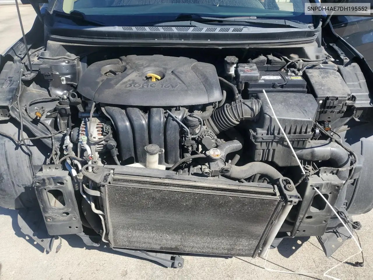 5NPDH4AE7DH195552 2013 Hyundai Elantra Gls