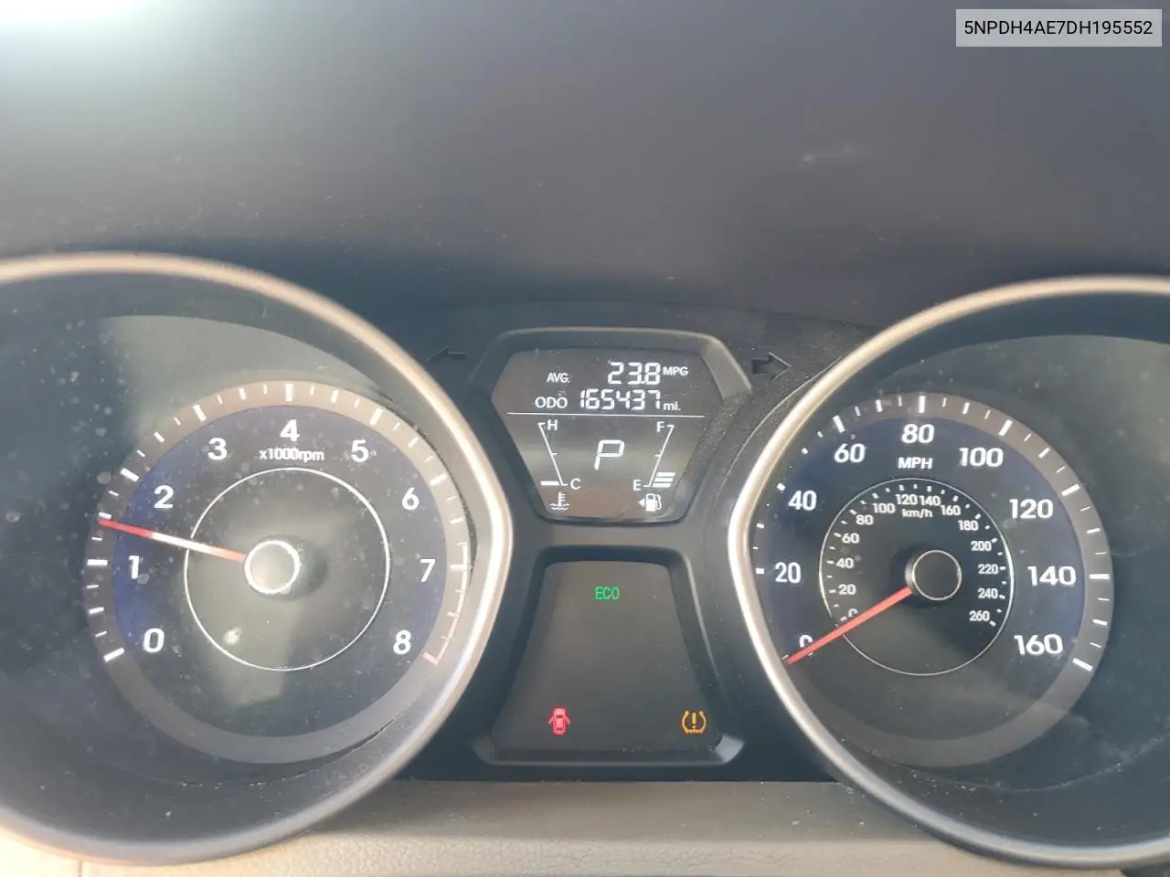 5NPDH4AE7DH195552 2013 Hyundai Elantra Gls