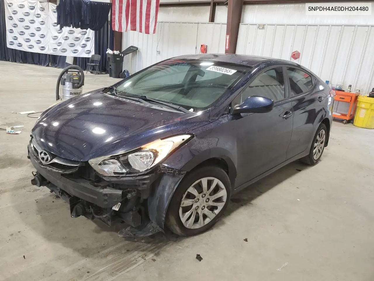 5NPDH4AE0DH204480 2013 Hyundai Elantra Gls
