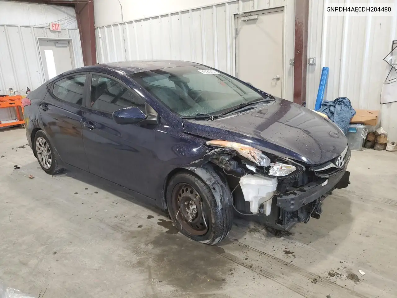 5NPDH4AE0DH204480 2013 Hyundai Elantra Gls