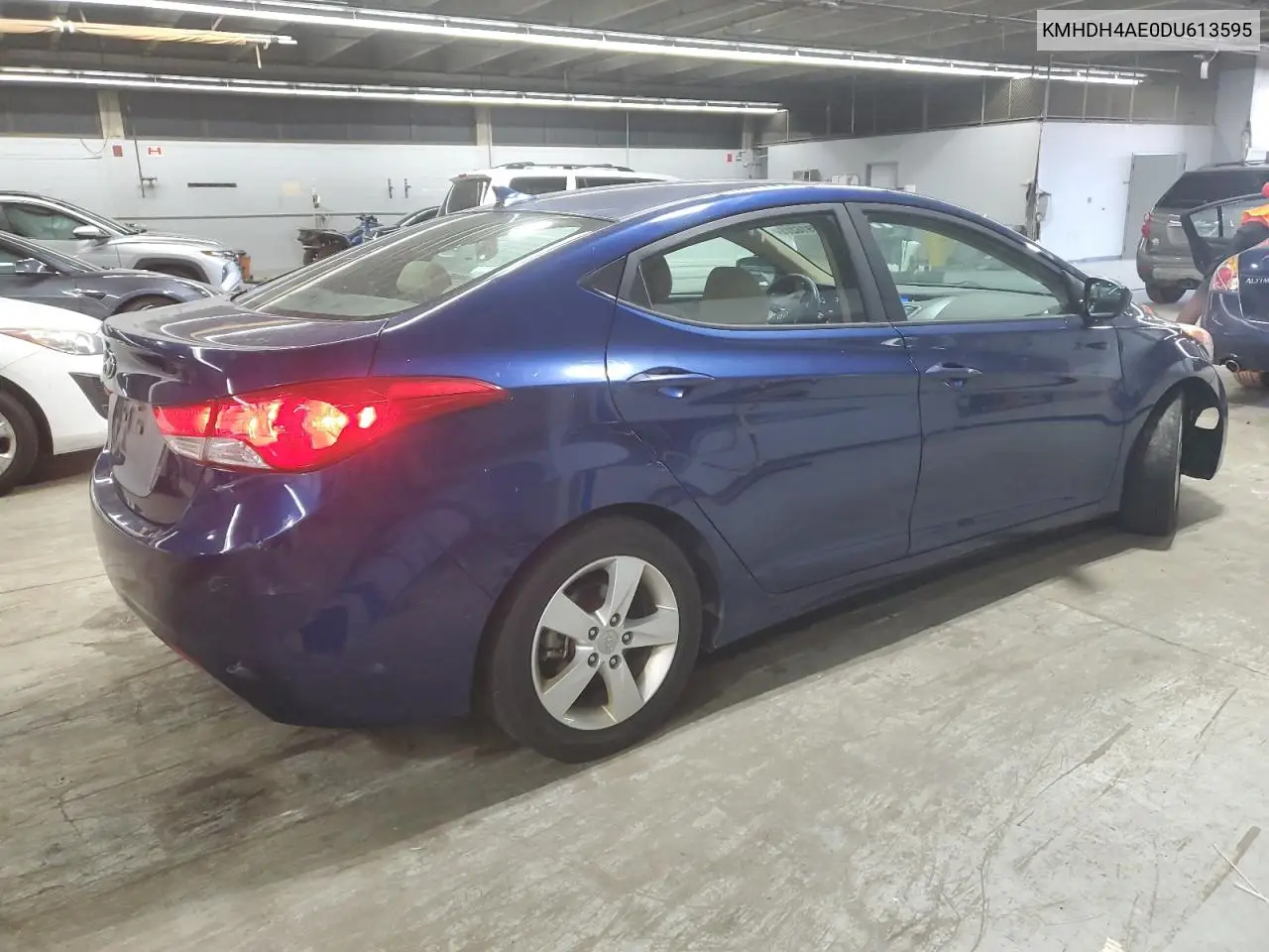 KMHDH4AE0DU613595 2013 Hyundai Elantra Gls