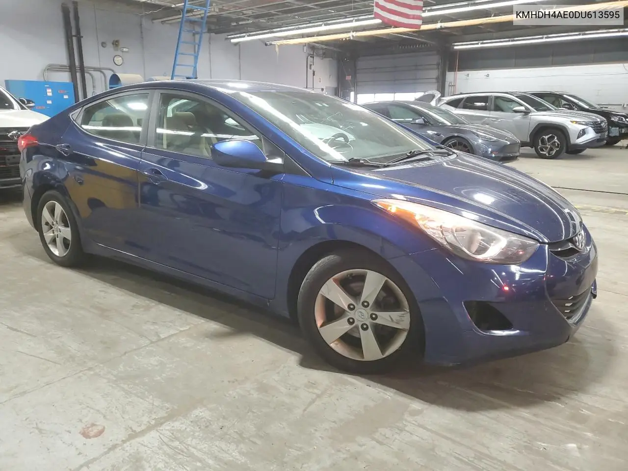 KMHDH4AE0DU613595 2013 Hyundai Elantra Gls