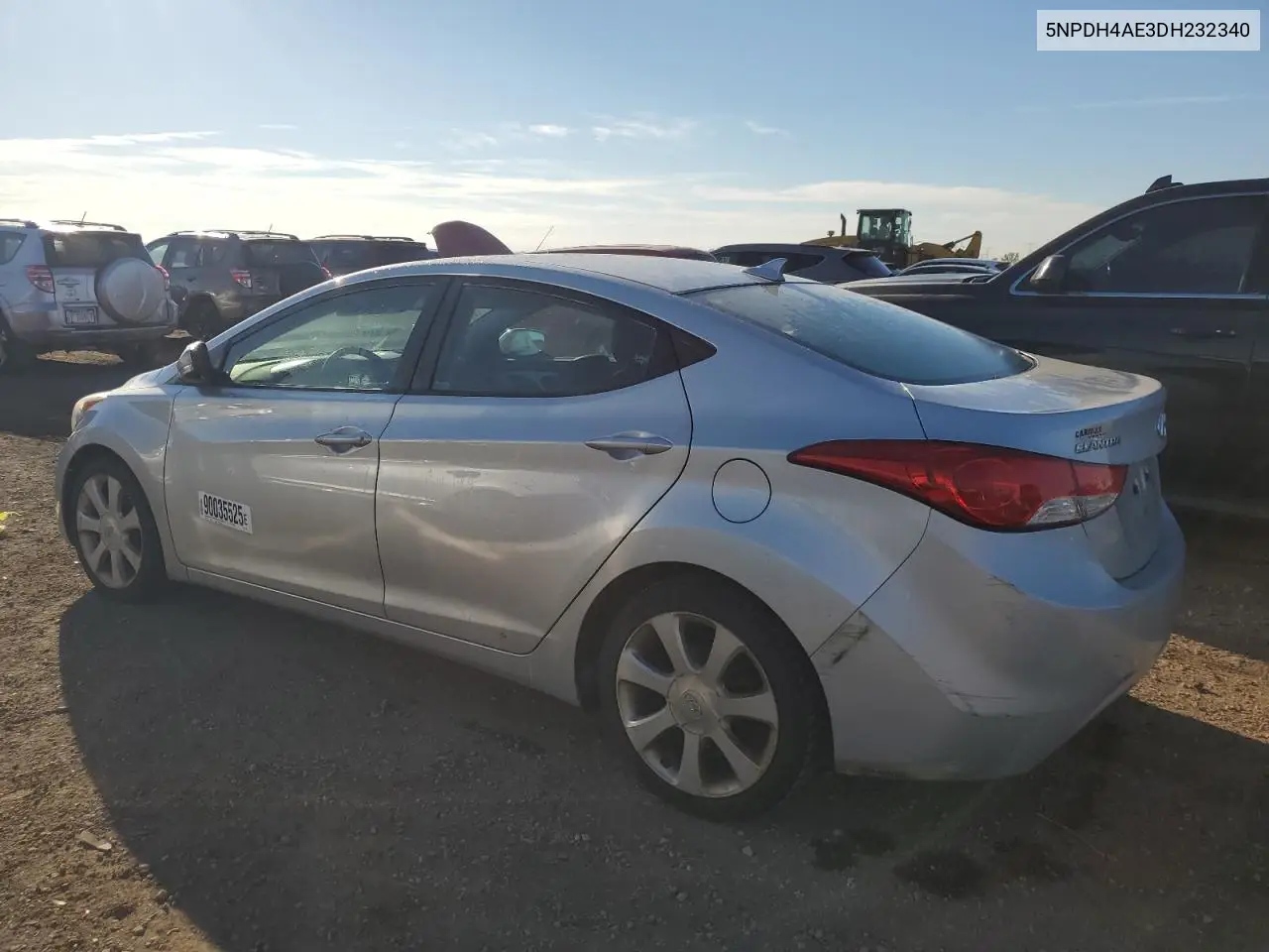 5NPDH4AE3DH232340 2013 Hyundai Elantra Gls