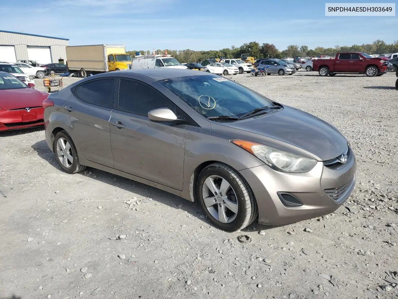5NPDH4AE5DH303649 2013 Hyundai Elantra Gls