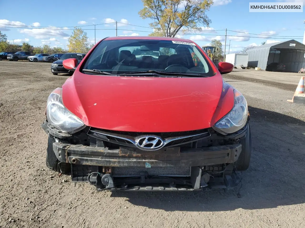 KMHDH6AE1DU008562 2013 Hyundai Elantra Coupe Gs
