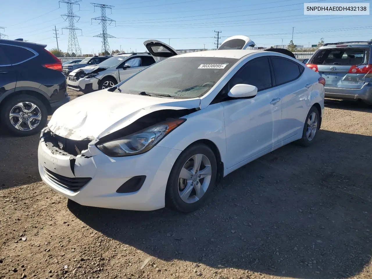 5NPDH4AE0DH432138 2013 Hyundai Elantra Gls