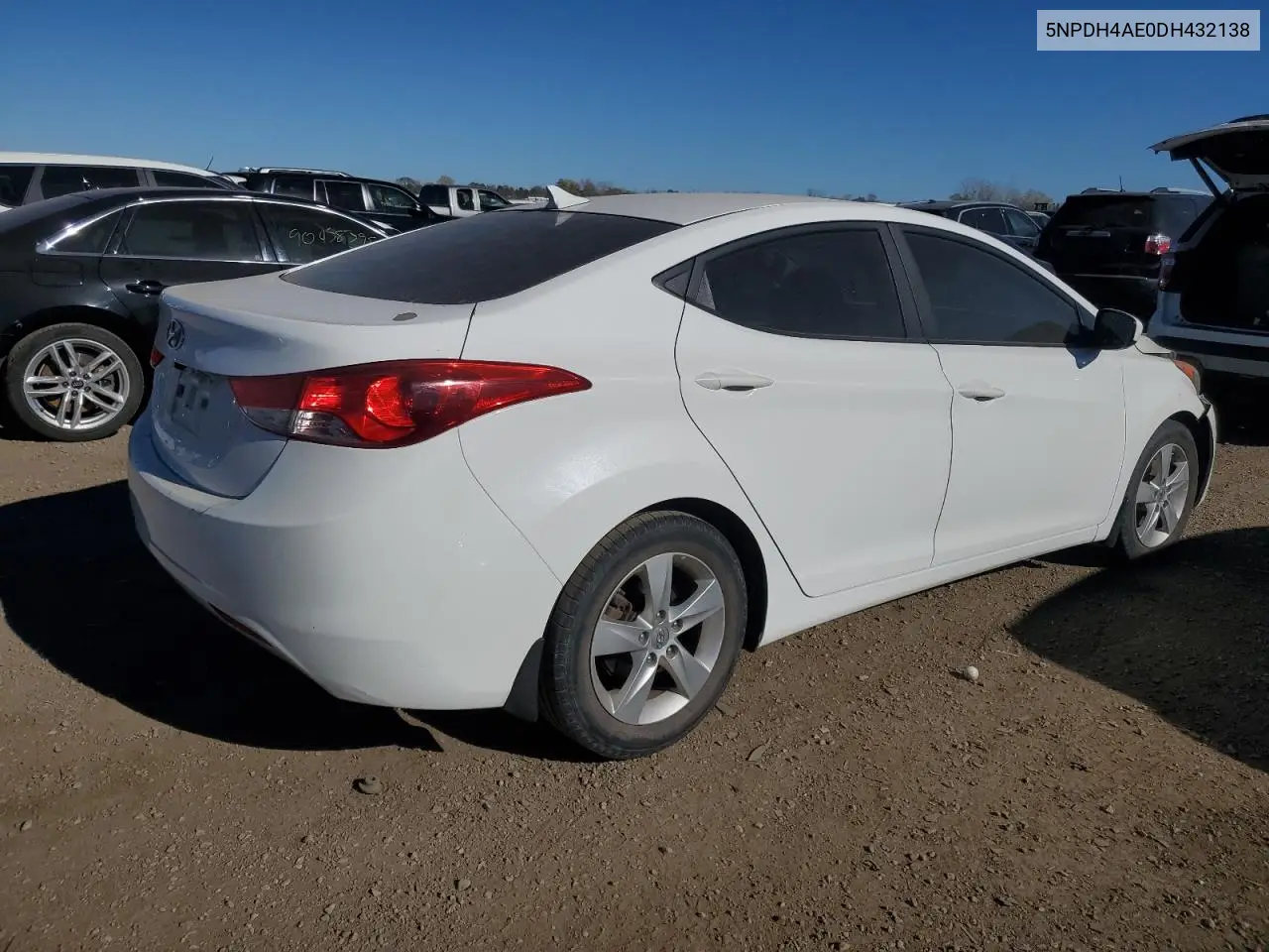 5NPDH4AE0DH432138 2013 Hyundai Elantra Gls