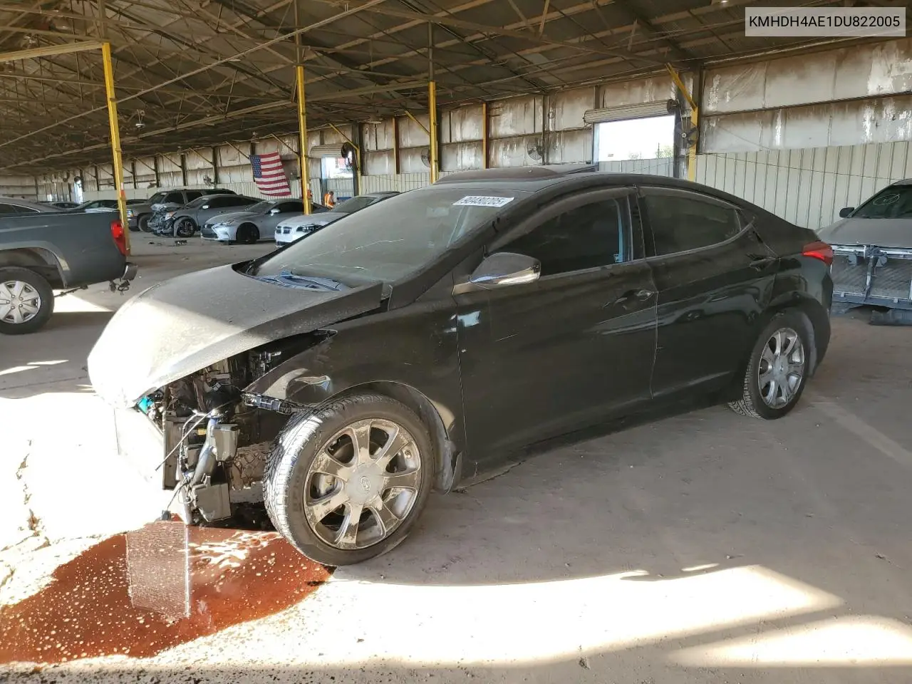 KMHDH4AE1DU822005 2013 Hyundai Elantra Gls