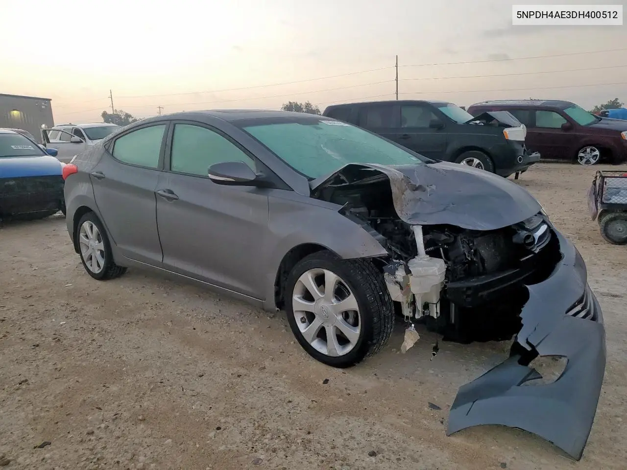 5NPDH4AE3DH400512 2013 Hyundai Elantra Gls