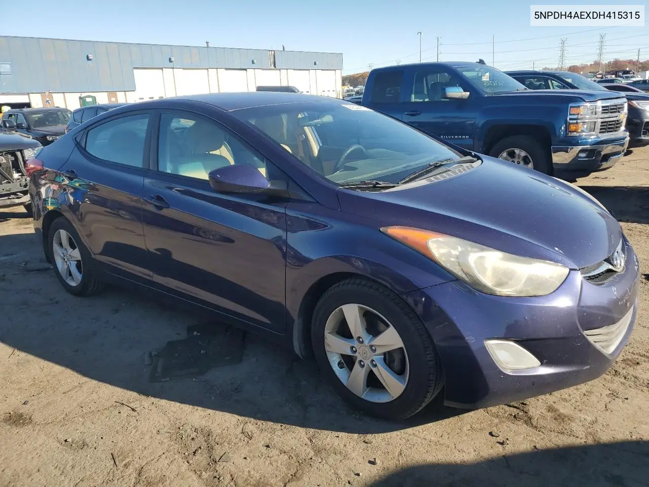 5NPDH4AEXDH415315 2013 Hyundai Elantra Gls