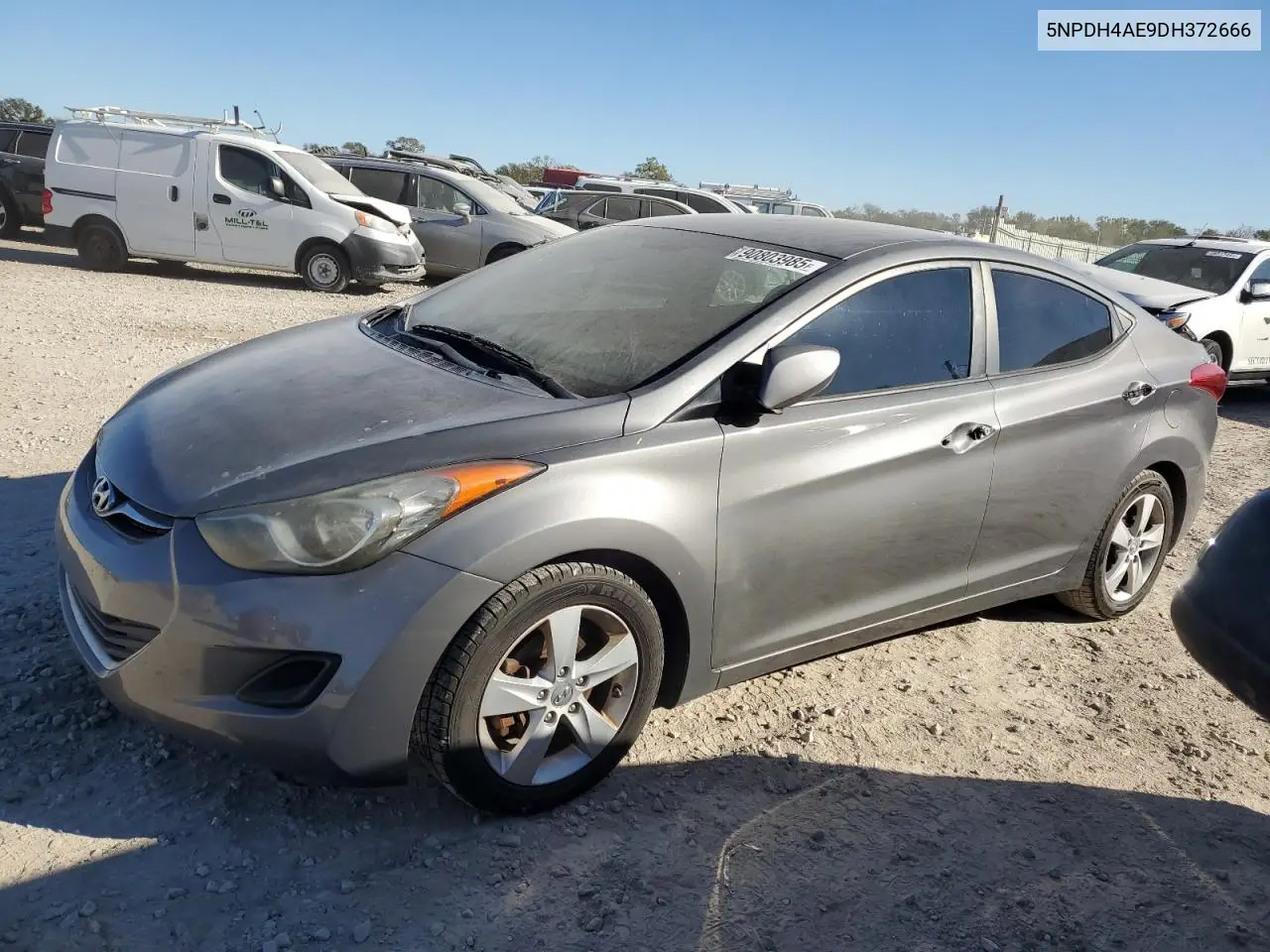 5NPDH4AE9DH372666 2013 Hyundai Elantra Gls