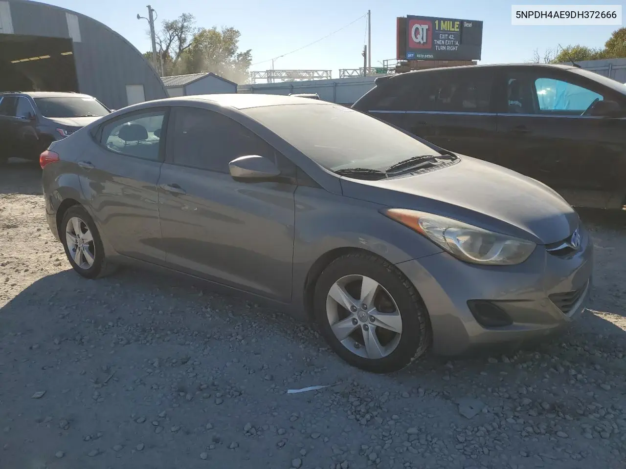 5NPDH4AE9DH372666 2013 Hyundai Elantra Gls