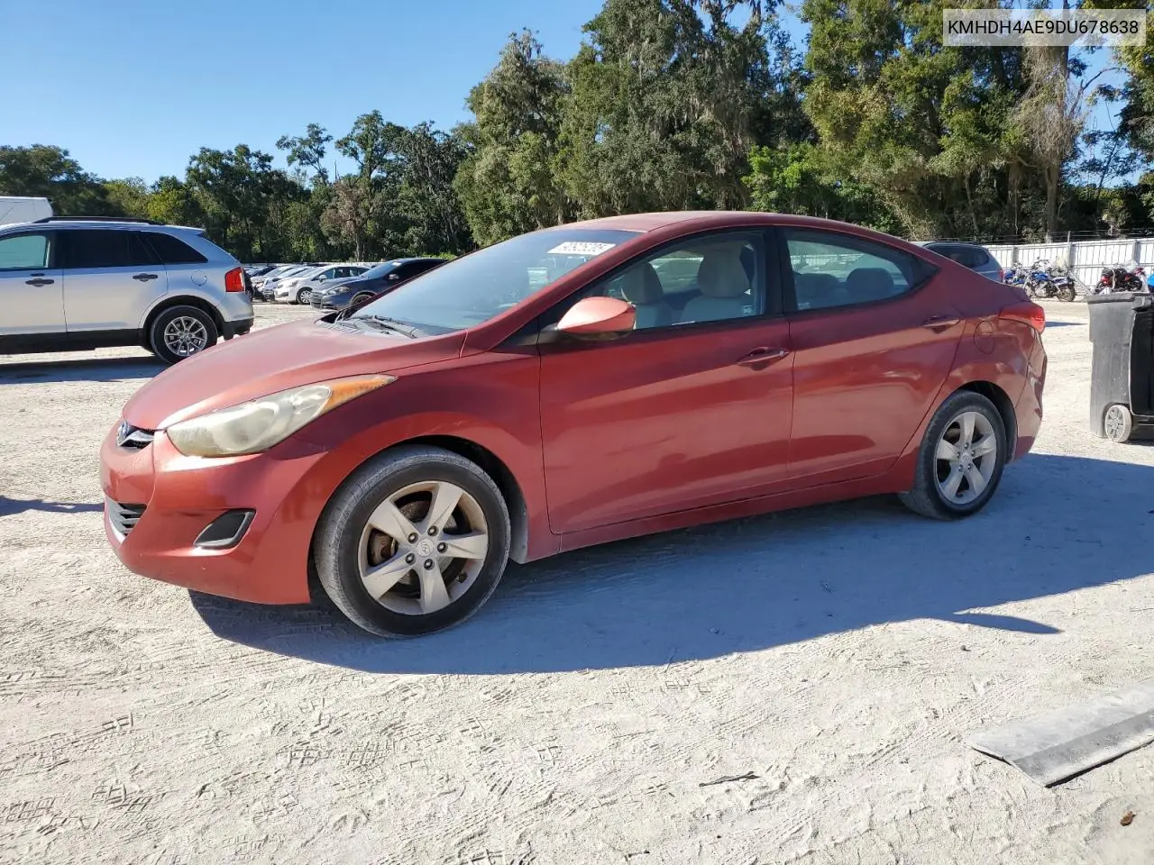 KMHDH4AE9DU678638 2013 Hyundai Elantra Gls