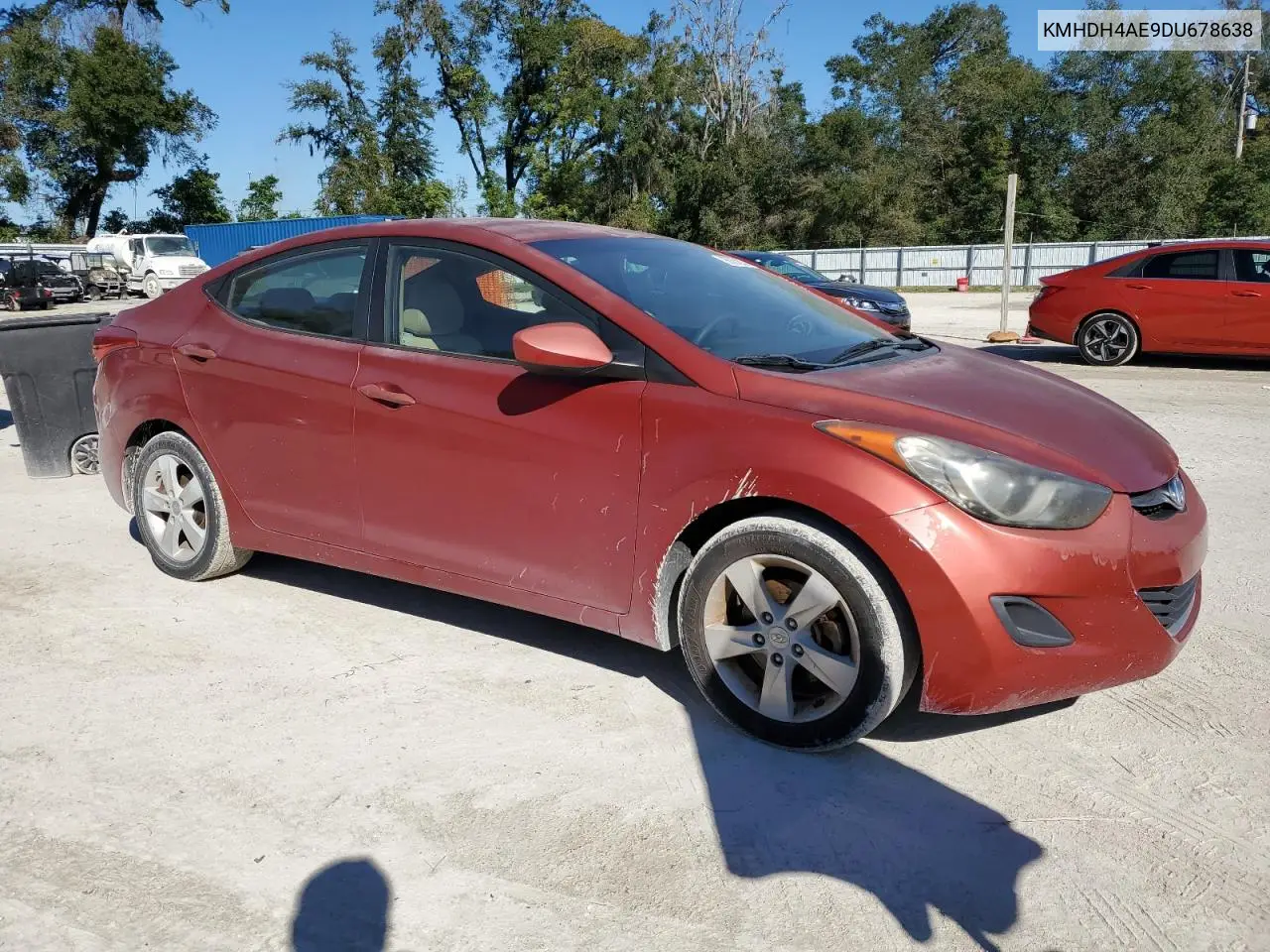 KMHDH4AE9DU678638 2013 Hyundai Elantra Gls