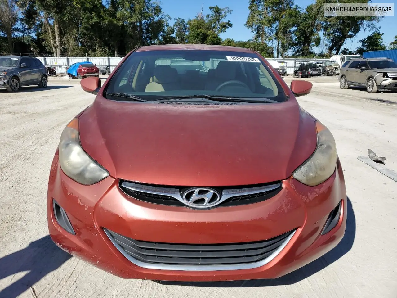 KMHDH4AE9DU678638 2013 Hyundai Elantra Gls