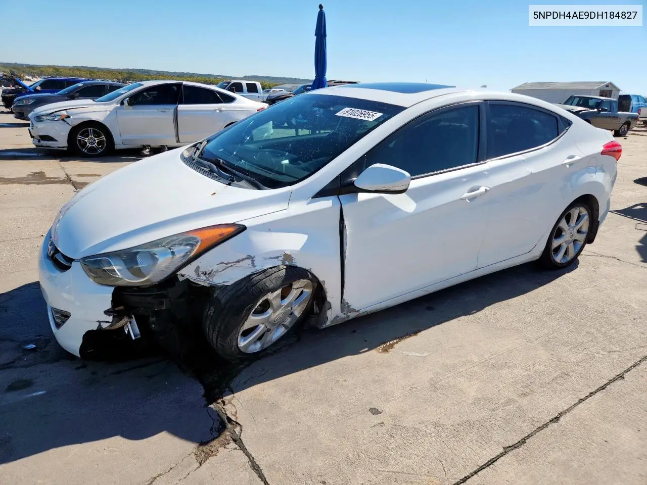5NPDH4AE9DH184827 2013 Hyundai Elantra Gls