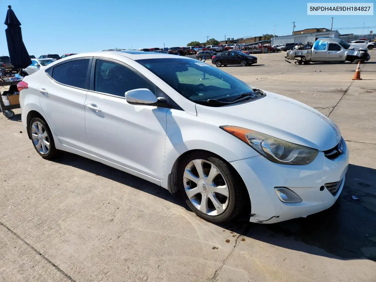 5NPDH4AE9DH184827 2013 Hyundai Elantra Gls