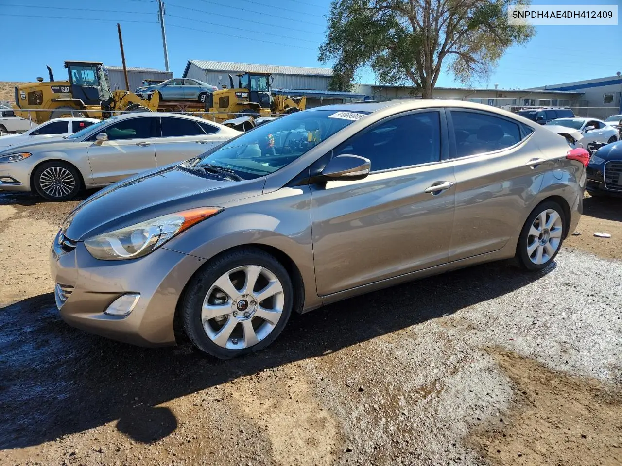 5NPDH4AE4DH412409 2013 Hyundai Elantra Gls