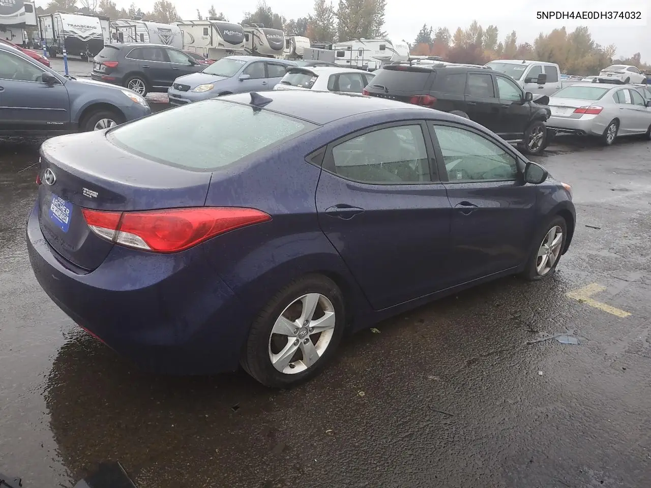 5NPDH4AE0DH374032 2013 Hyundai Elantra Gls