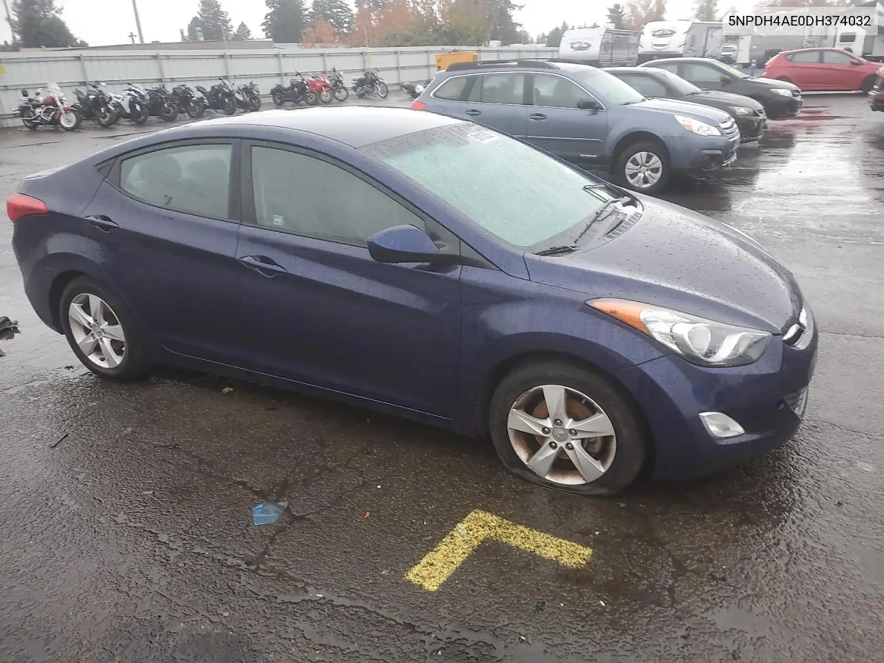 5NPDH4AE0DH374032 2013 Hyundai Elantra Gls