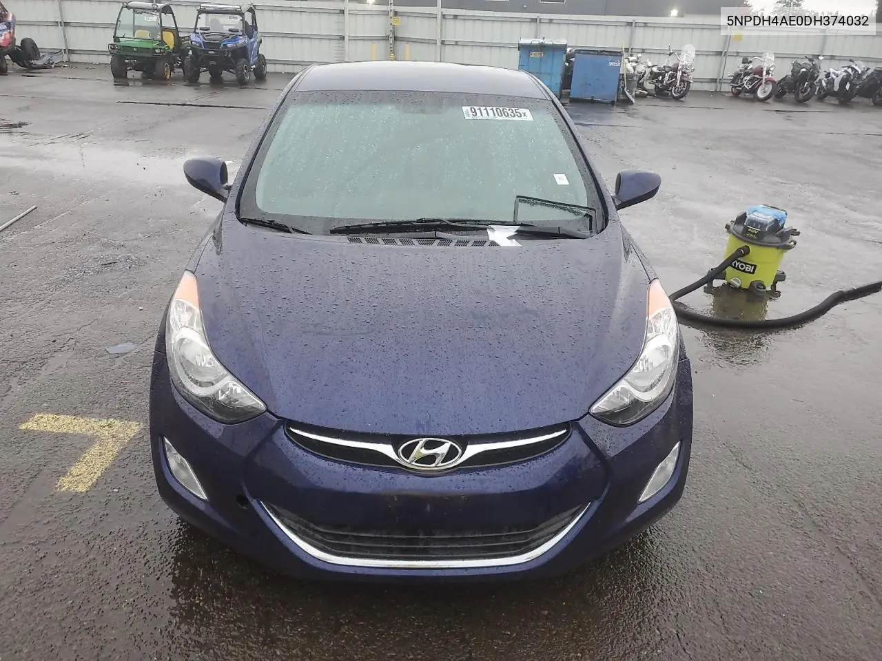 5NPDH4AE0DH374032 2013 Hyundai Elantra Gls