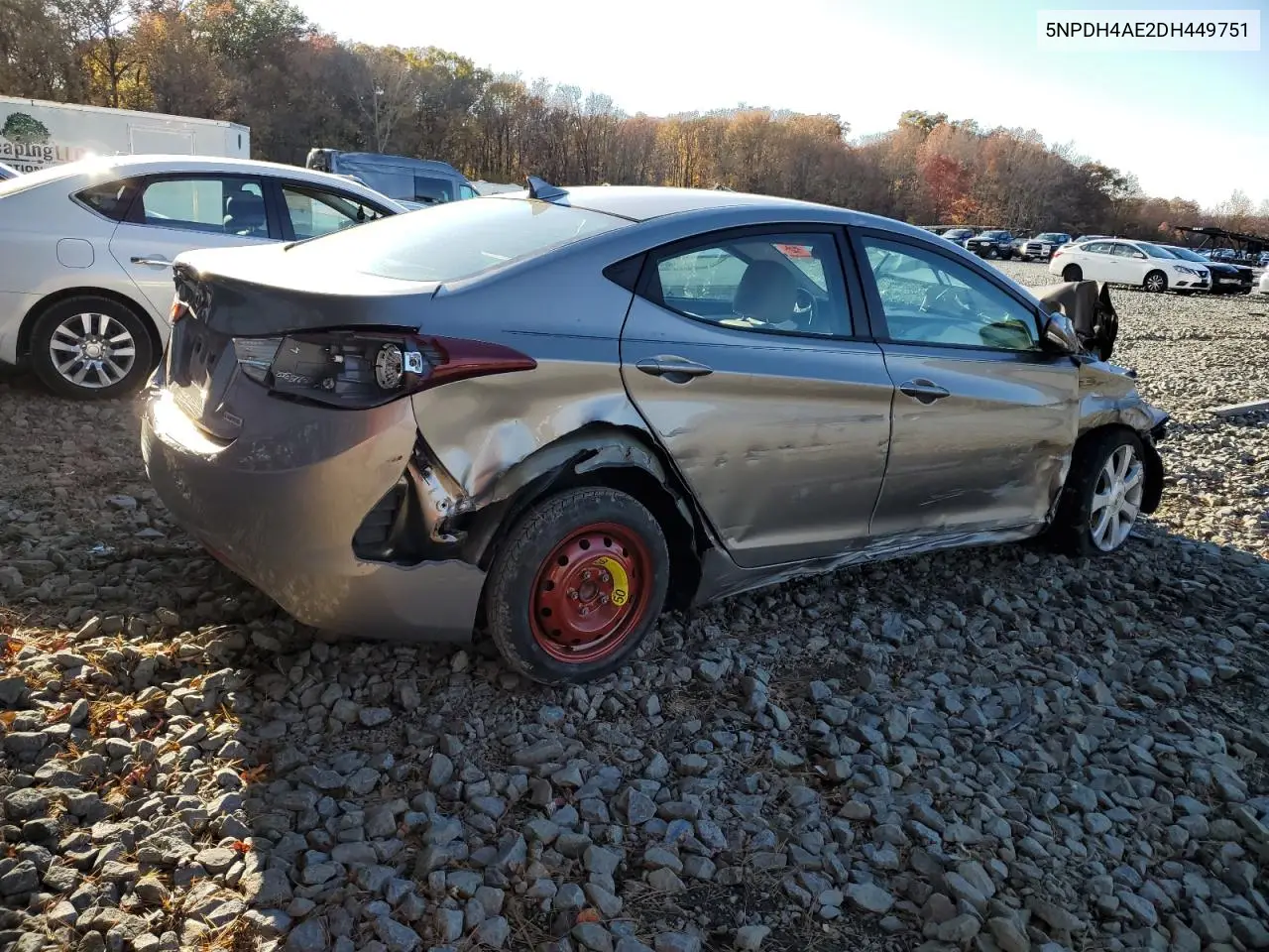 5NPDH4AE2DH449751 2013 Hyundai Elantra Gls