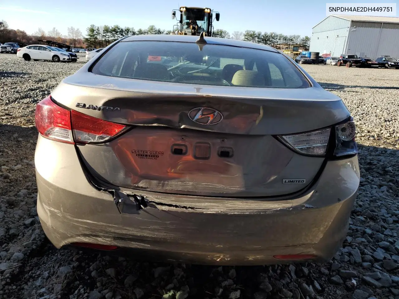 5NPDH4AE2DH449751 2013 Hyundai Elantra Gls