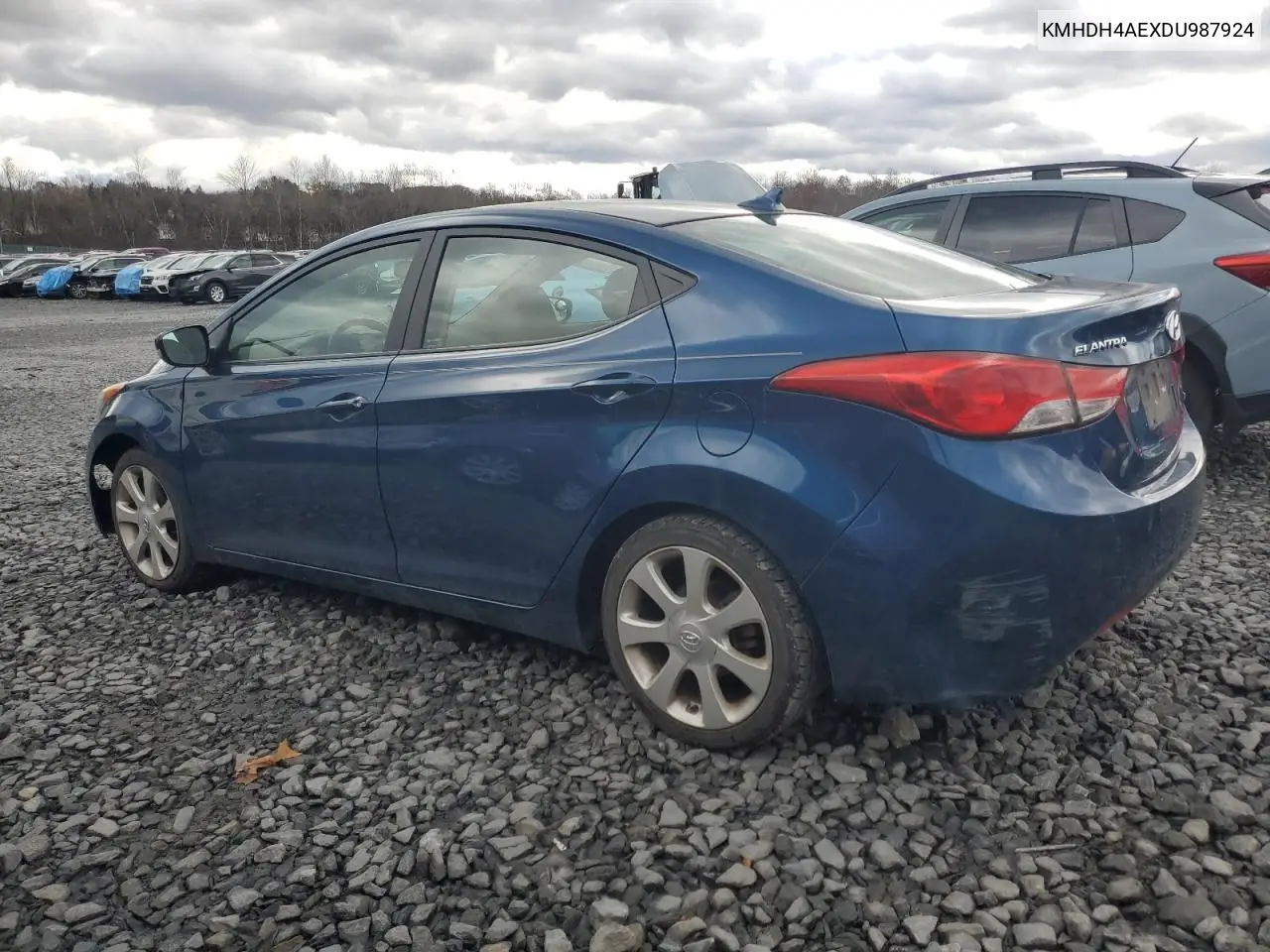 KMHDH4AEXDU987924 2013 Hyundai Elantra Gls