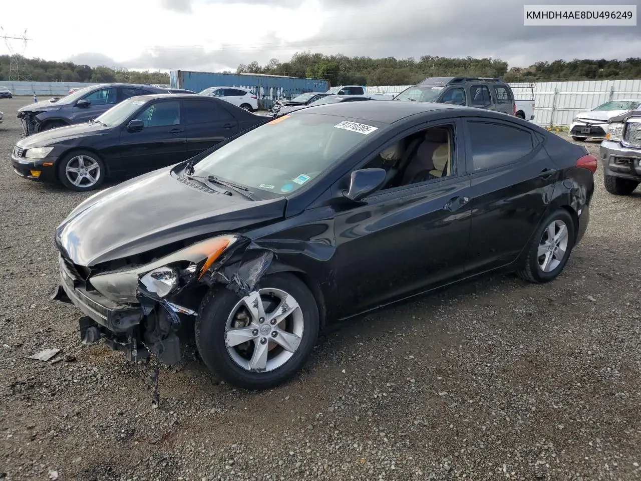 KMHDH4AE8DU496249 2013 Hyundai Elantra Gls