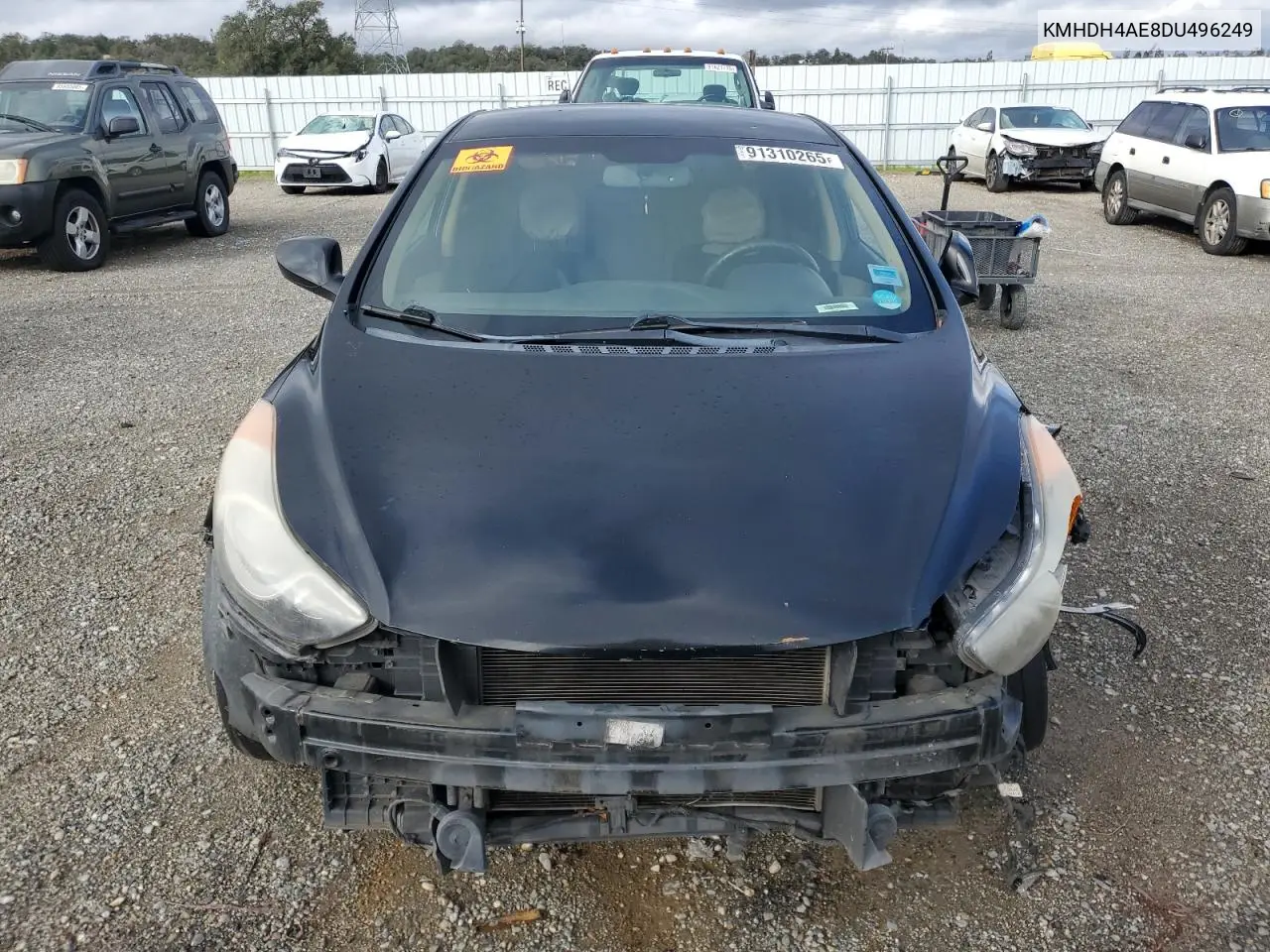 KMHDH4AE8DU496249 2013 Hyundai Elantra Gls