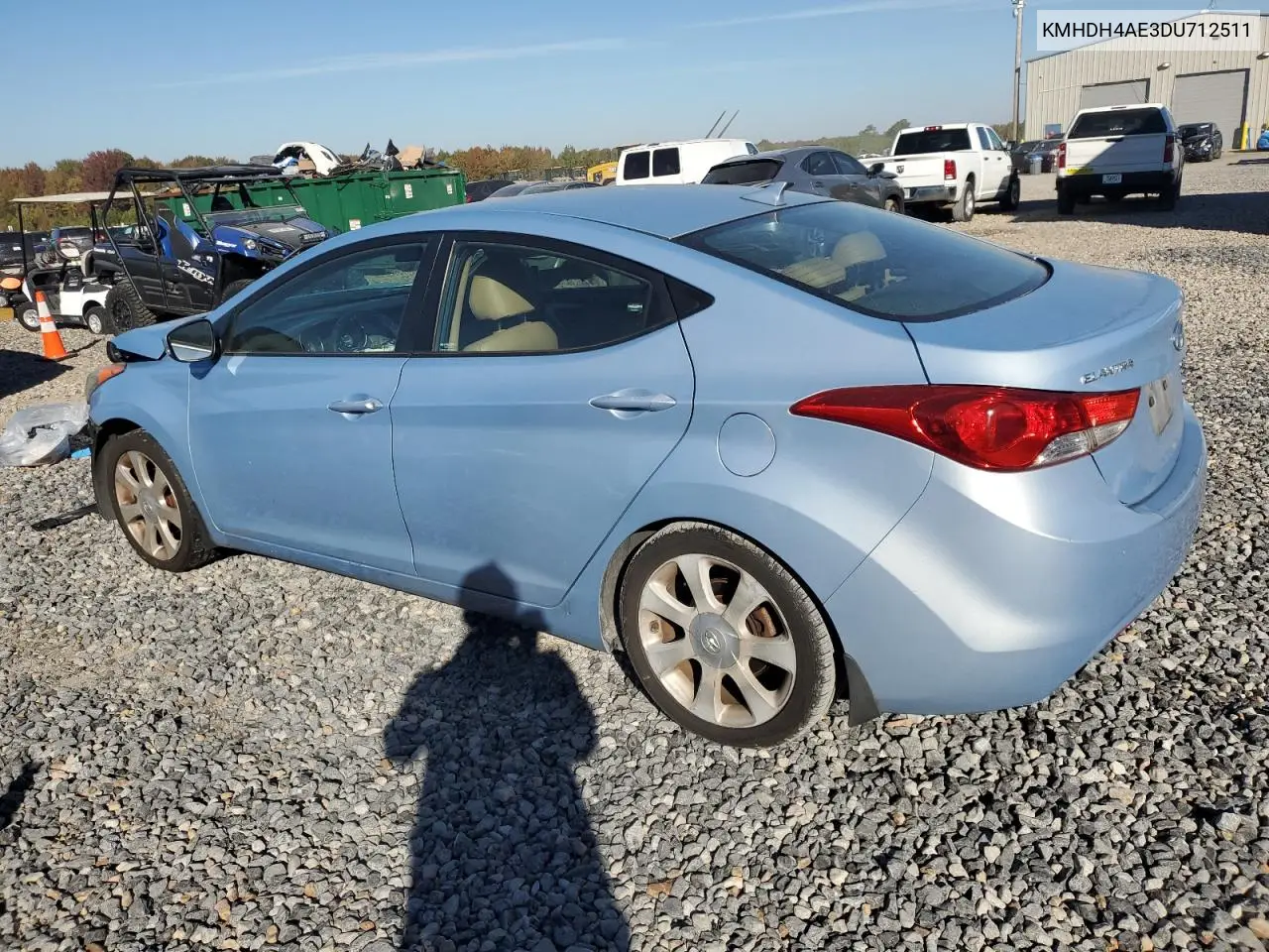 KMHDH4AE3DU712511 2013 Hyundai Elantra Gls