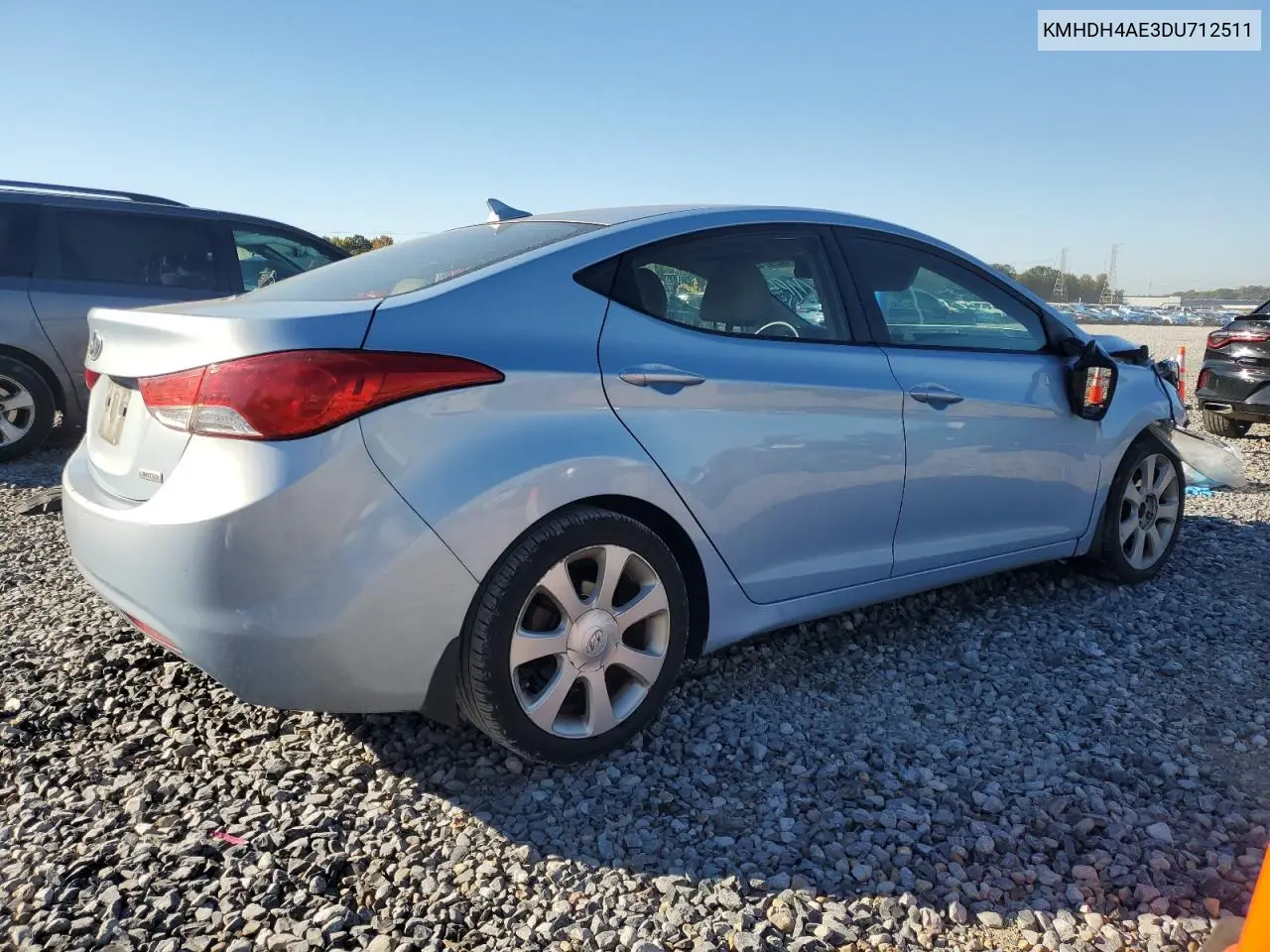 KMHDH4AE3DU712511 2013 Hyundai Elantra Gls