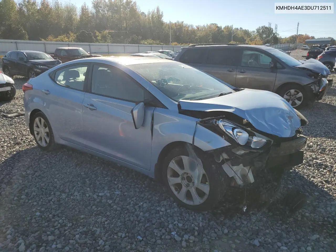 KMHDH4AE3DU712511 2013 Hyundai Elantra Gls