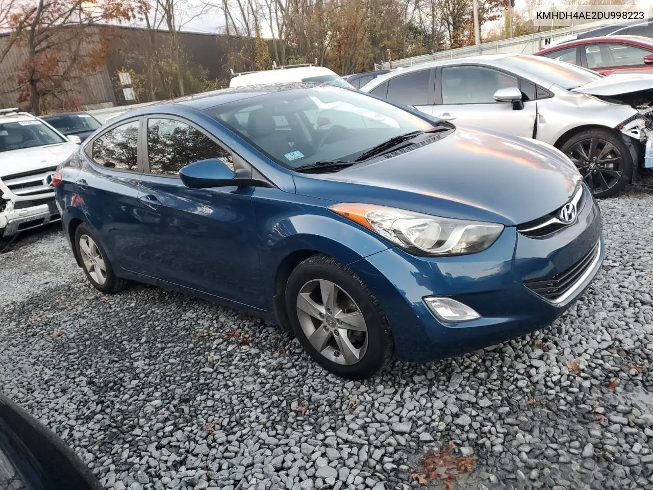 KMHDH4AE2DU998223 2013 Hyundai Elantra Gls