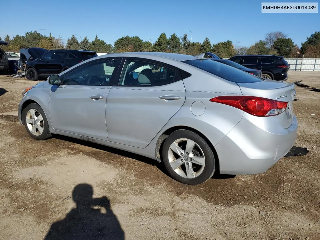KMHDH4AE3DU014089 2013 Hyundai Elantra Gls