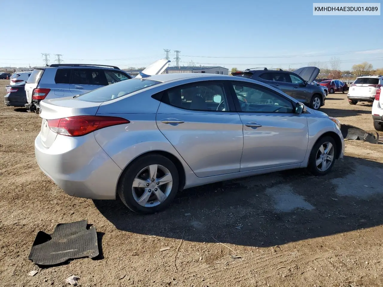 KMHDH4AE3DU014089 2013 Hyundai Elantra Gls