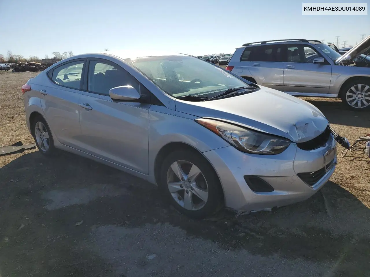 KMHDH4AE3DU014089 2013 Hyundai Elantra Gls