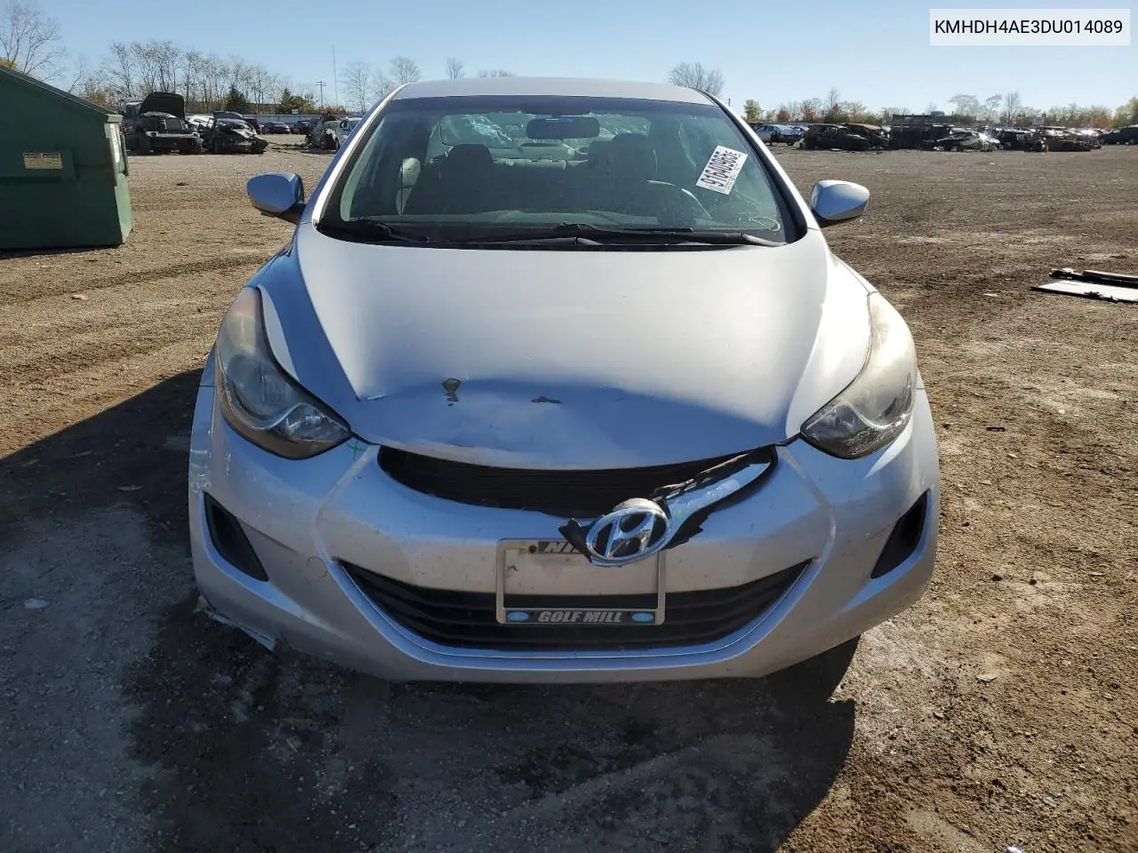 KMHDH4AE3DU014089 2013 Hyundai Elantra Gls