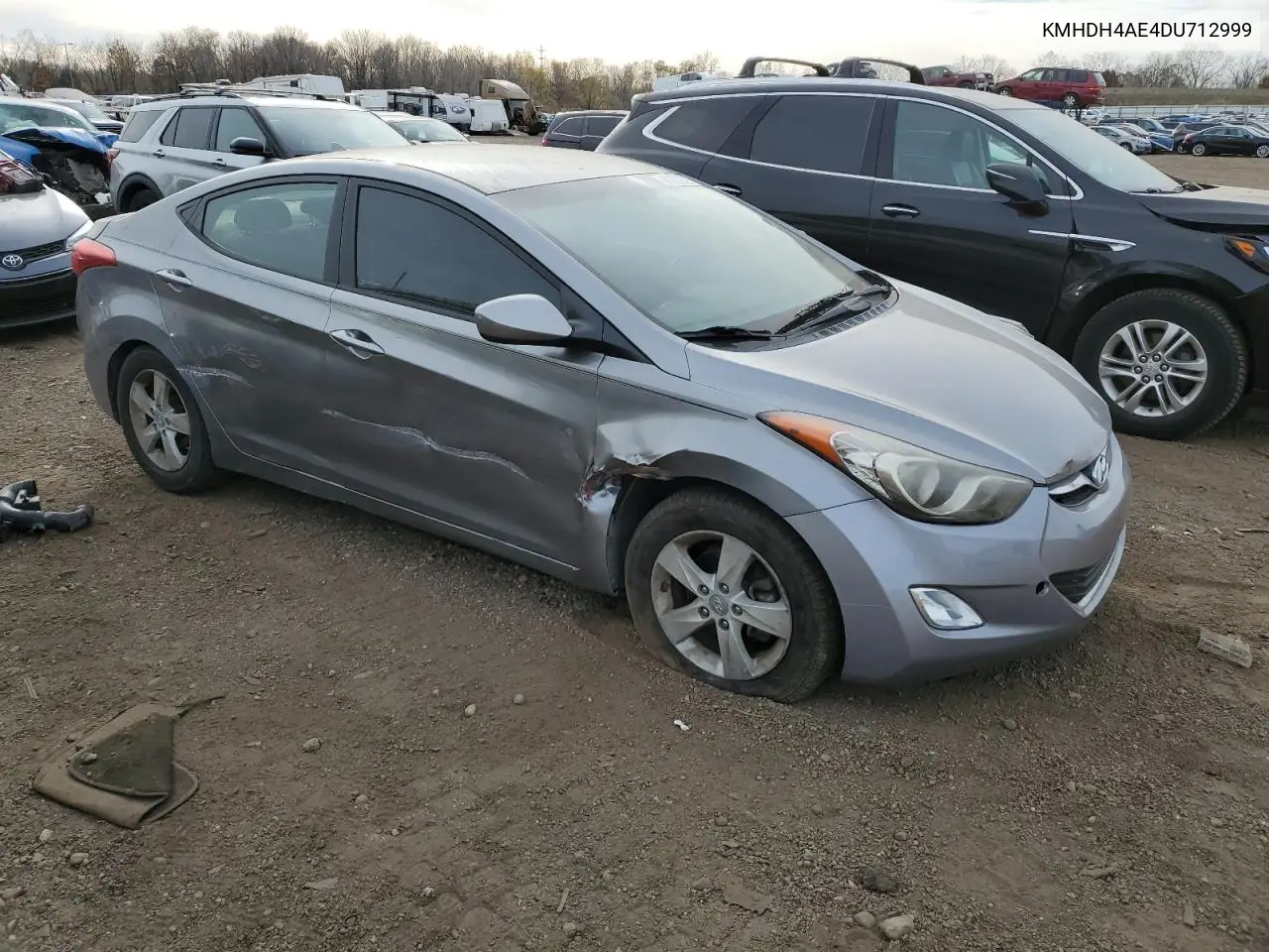 KMHDH4AE4DU712999 2013 Hyundai Elantra Gls