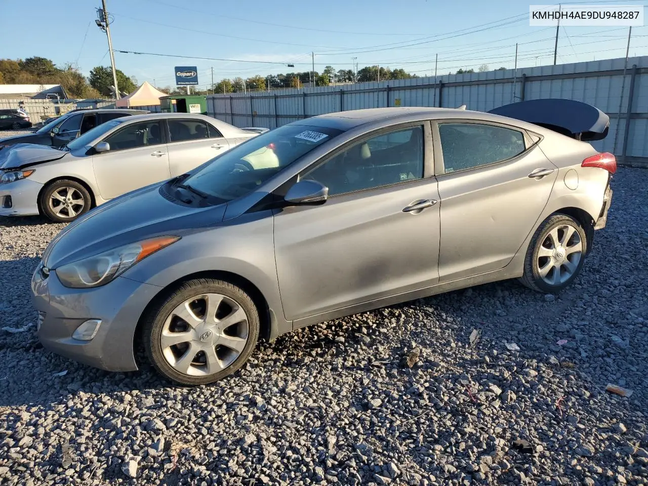 KMHDH4AE9DU948287 2013 Hyundai Elantra Gls