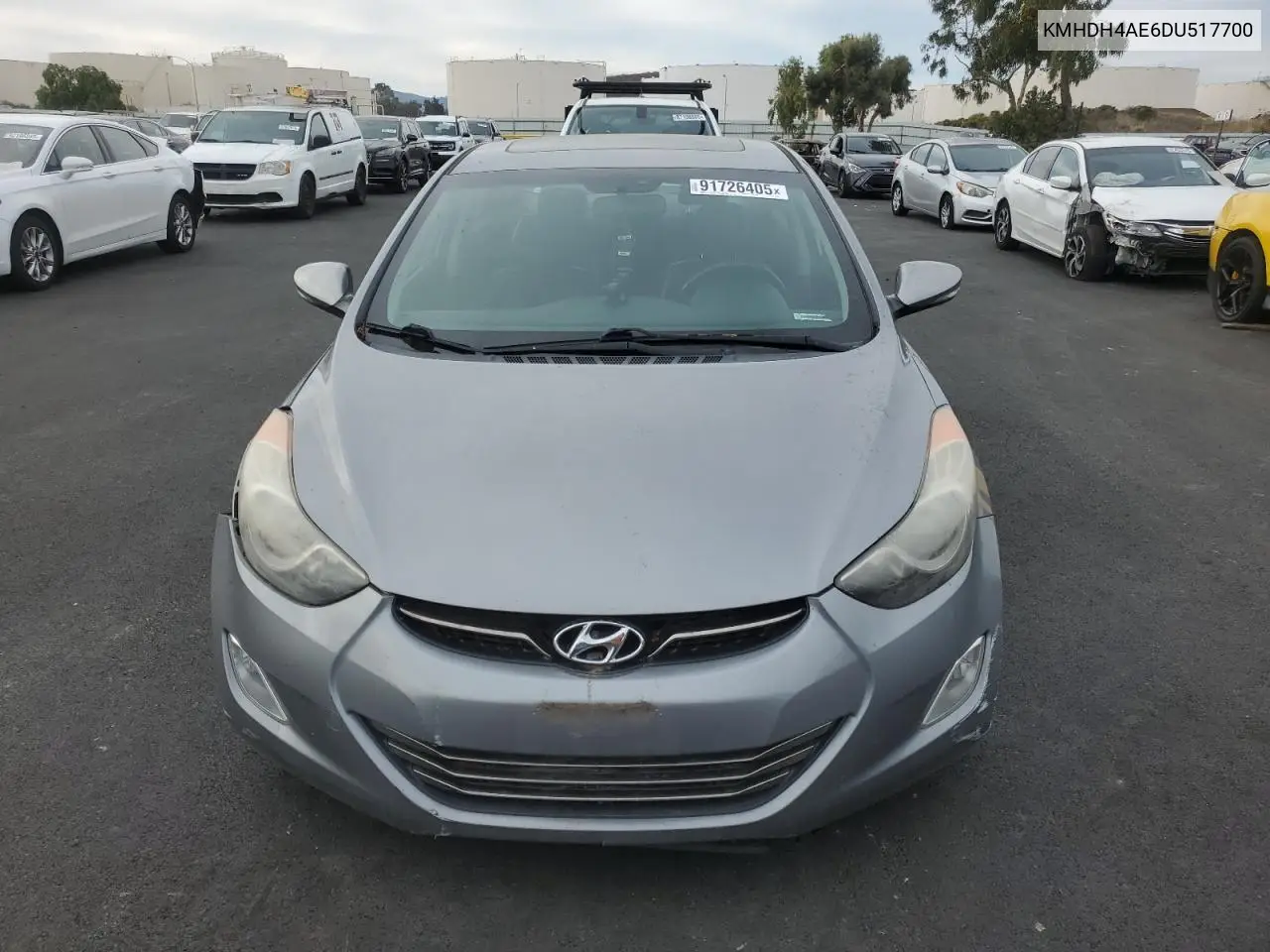 KMHDH4AE6DU517700 2013 Hyundai Elantra Gls