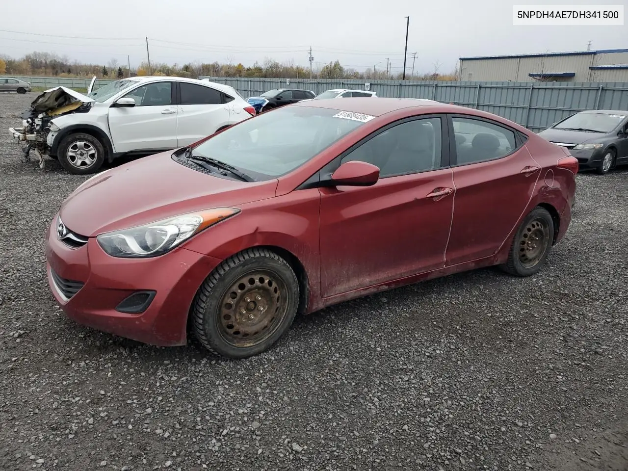 5NPDH4AE7DH341500 2013 Hyundai Elantra Gls