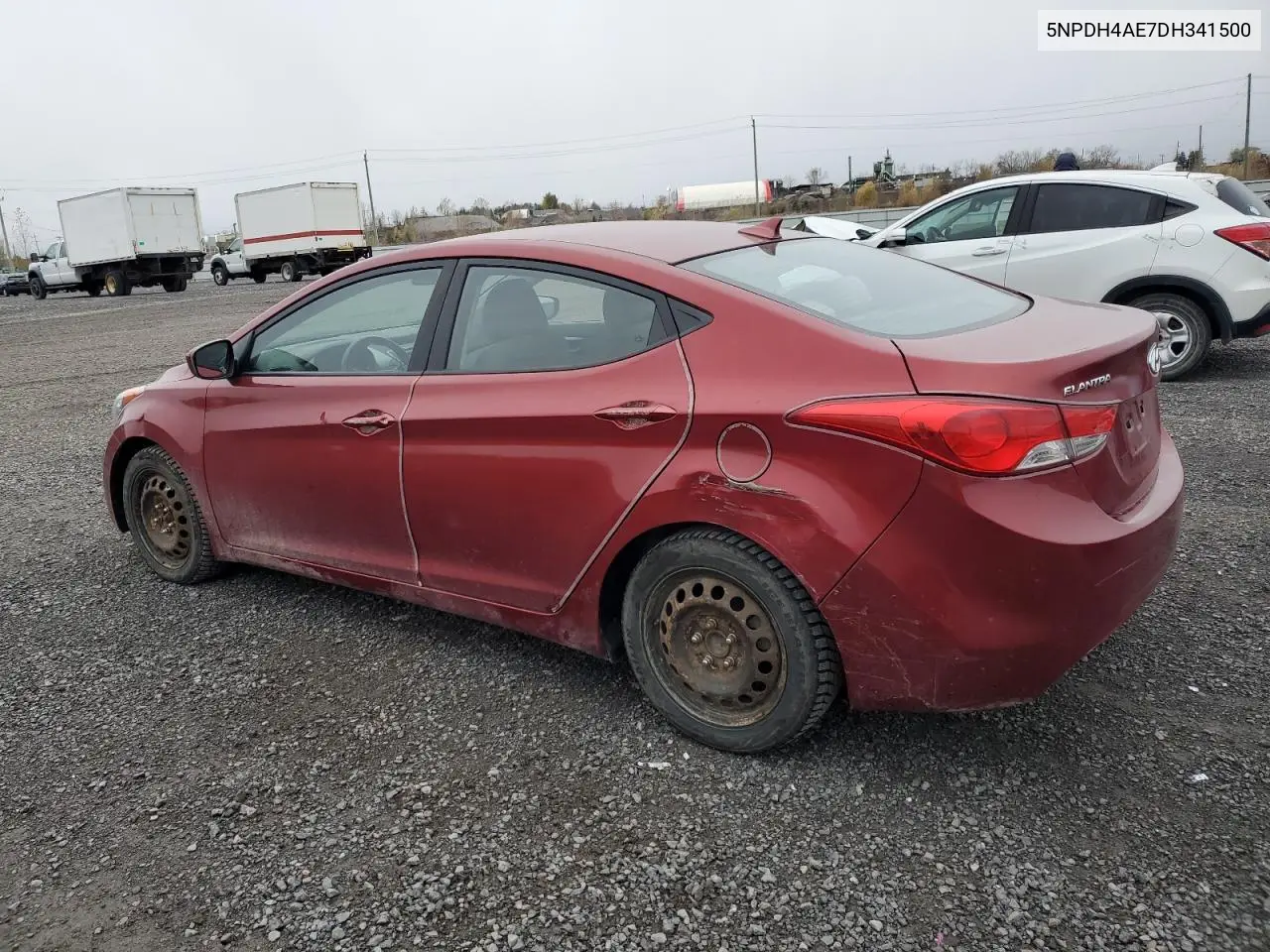 5NPDH4AE7DH341500 2013 Hyundai Elantra Gls