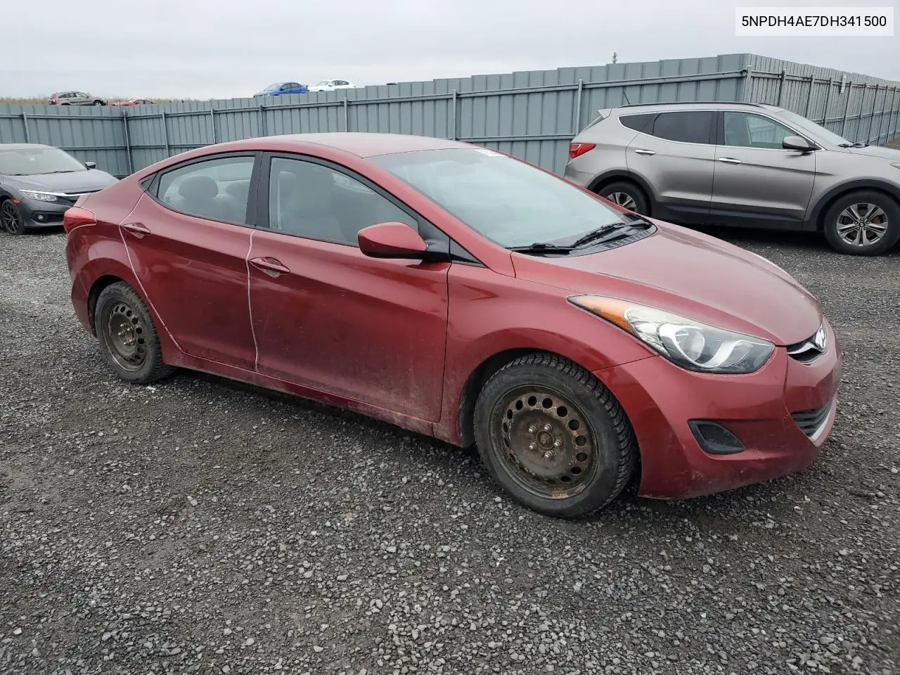 5NPDH4AE7DH341500 2013 Hyundai Elantra Gls