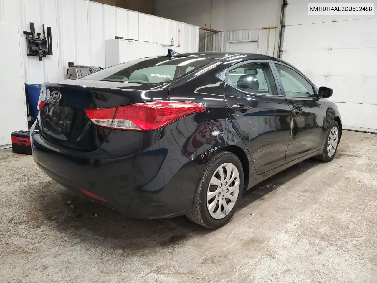 KMHDH4AE2DU592488 2013 Hyundai Elantra Gls
