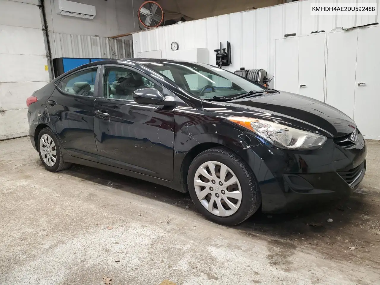 KMHDH4AE2DU592488 2013 Hyundai Elantra Gls