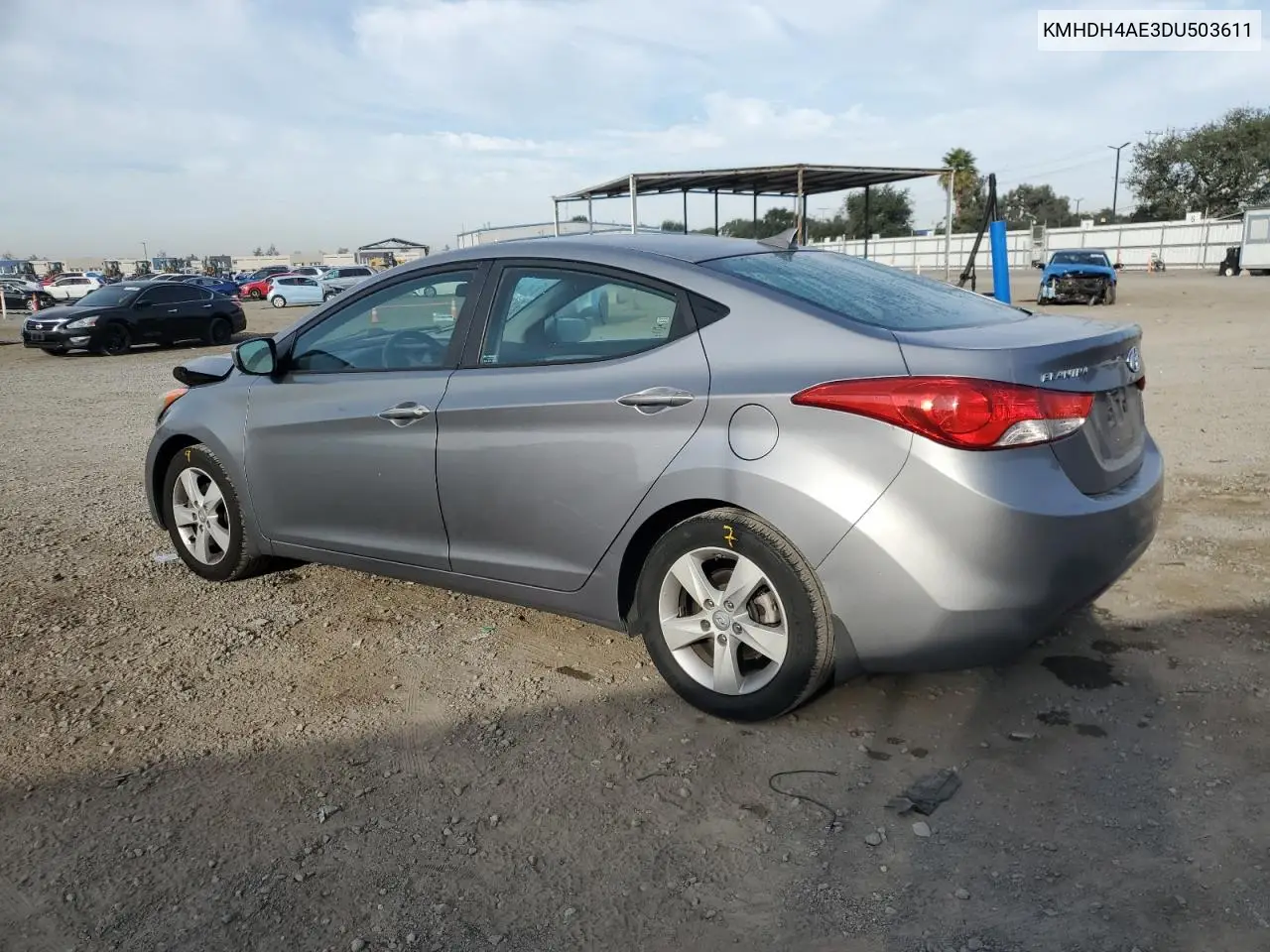 KMHDH4AE3DU503611 2013 Hyundai Elantra Gls