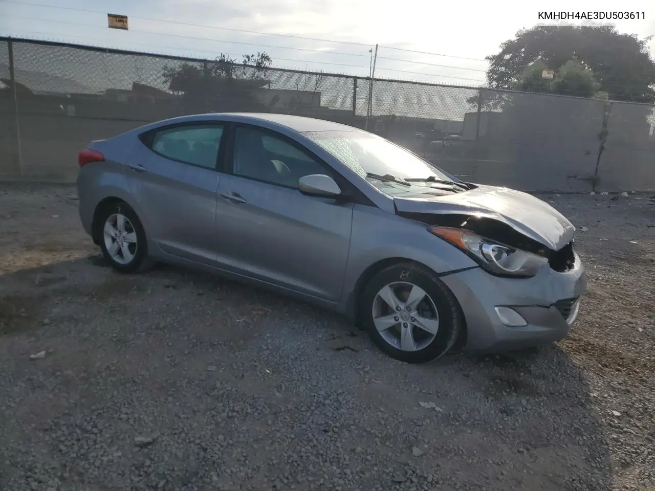 KMHDH4AE3DU503611 2013 Hyundai Elantra Gls